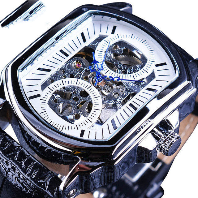 Reloj mecánico cuadrado