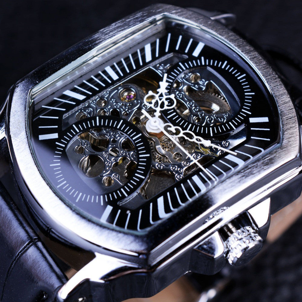 Reloj mecánico cuadrado