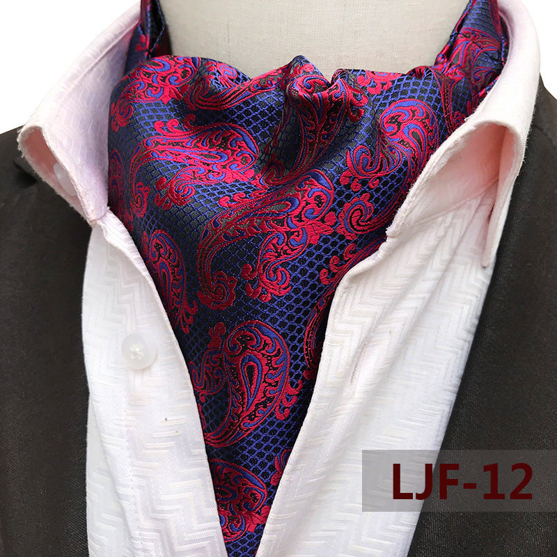 Bufanda de hombre Jacquard Poliéster Británico