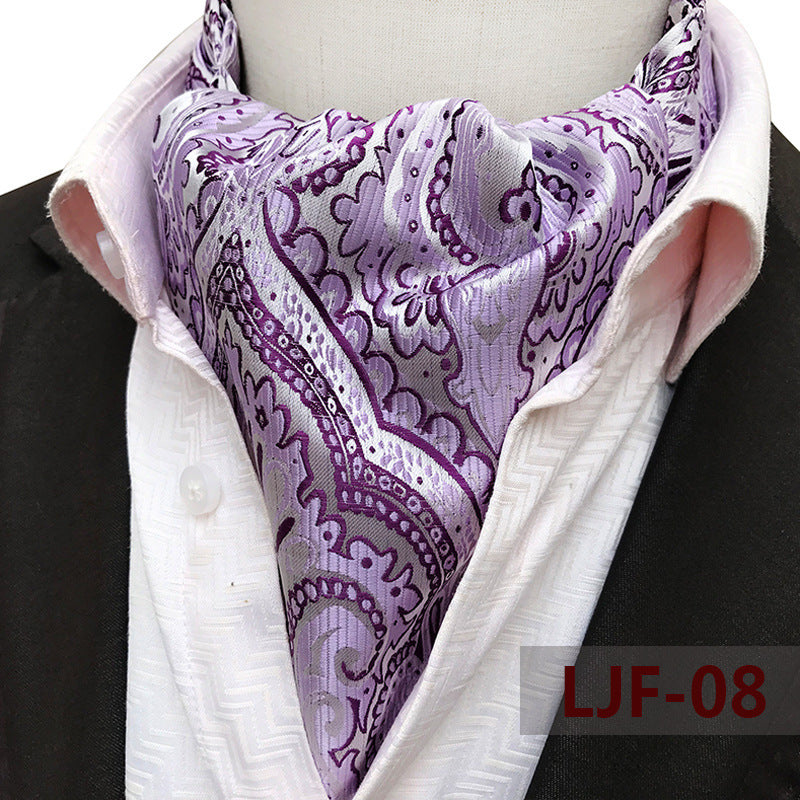 Bufanda de hombre Jacquard Poliéster Británico