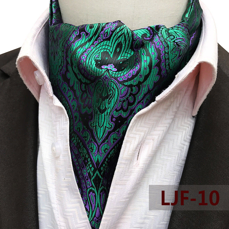 Bufanda de hombre Jacquard Poliéster Británico