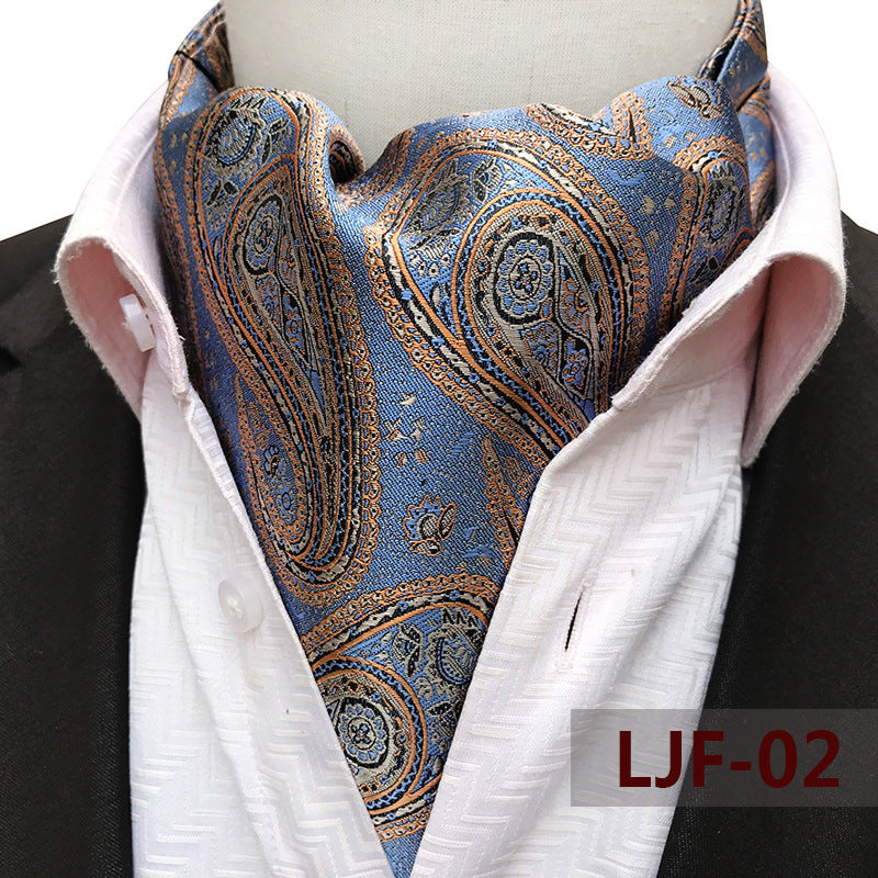 Bufanda de hombre Jacquard Poliéster Británico