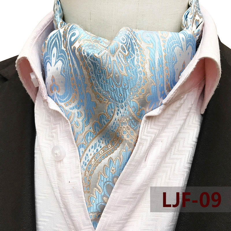 Bufanda de hombre Jacquard Poliéster Británico