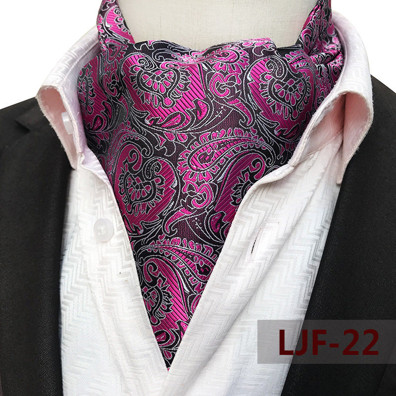 Bufanda de hombre Jacquard Poliéster Británico