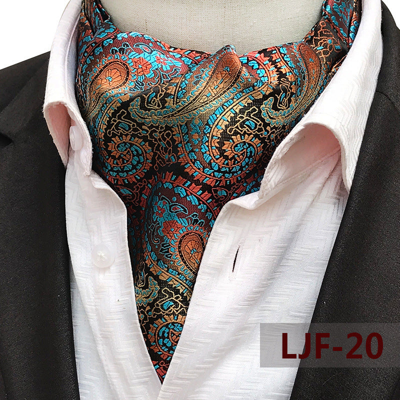 Bufanda de hombre Jacquard Poliéster Británico