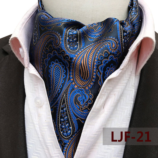 Bufanda de hombre Jacquard Poliéster Británico