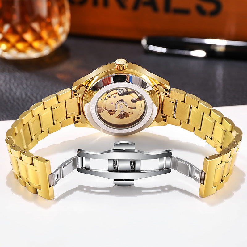 Reloj mecánico automático impermeable para hombre