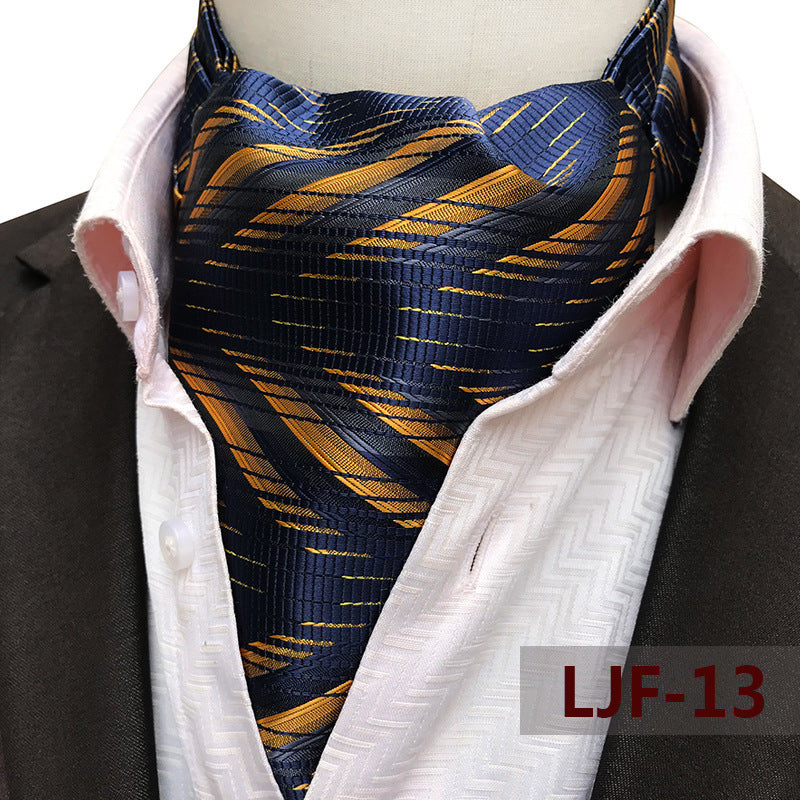 Bufanda de hombre Jacquard Poliéster Británico