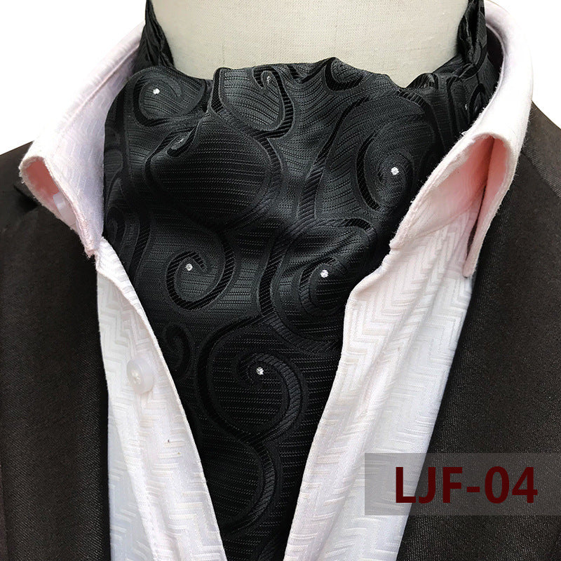 Bufanda de hombre Jacquard Poliéster Británico