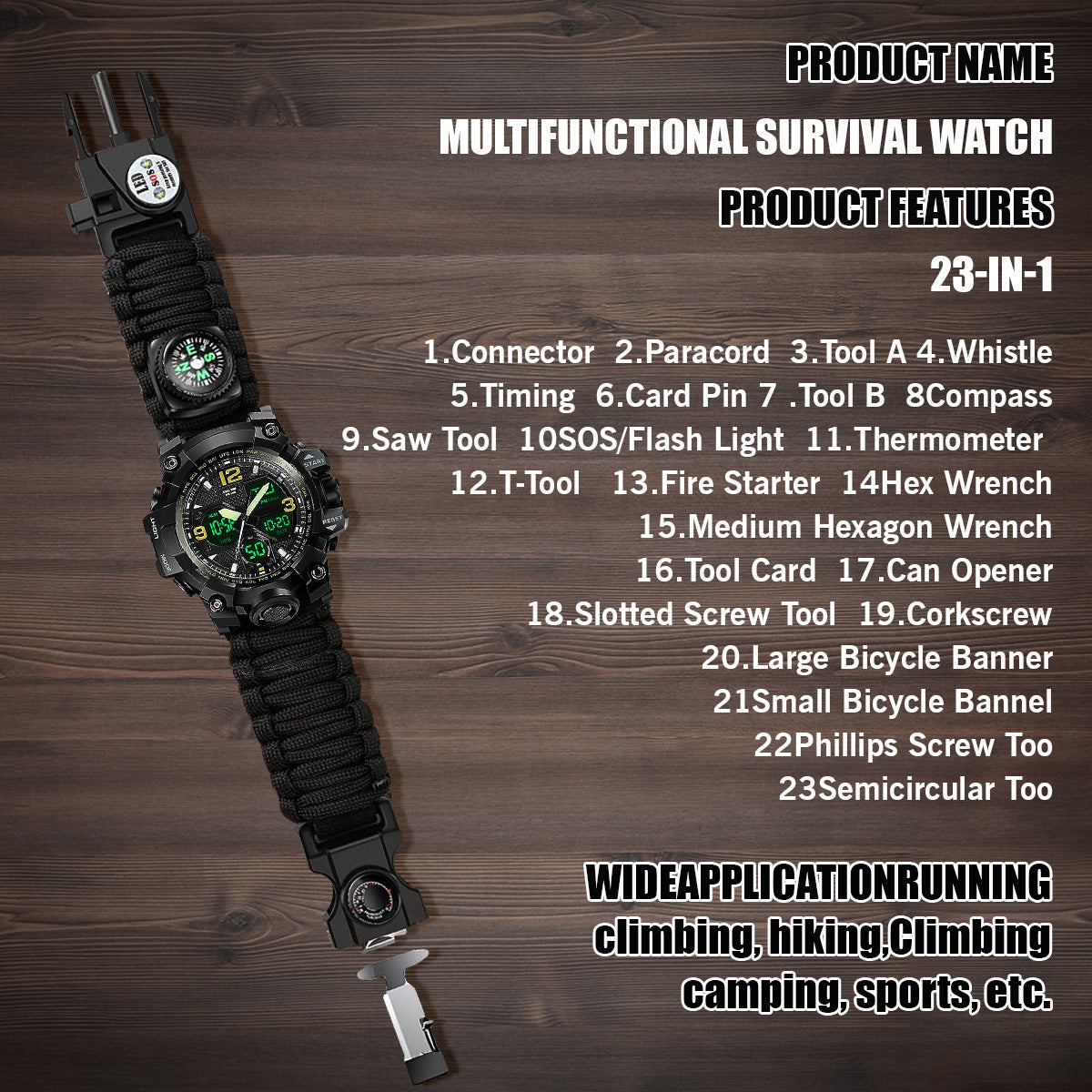 Reloj táctico electrónico