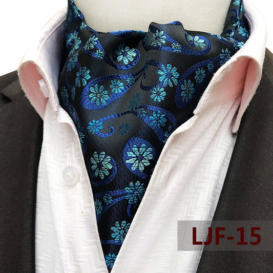 Bufanda de hombre Jacquard Poliéster Británico