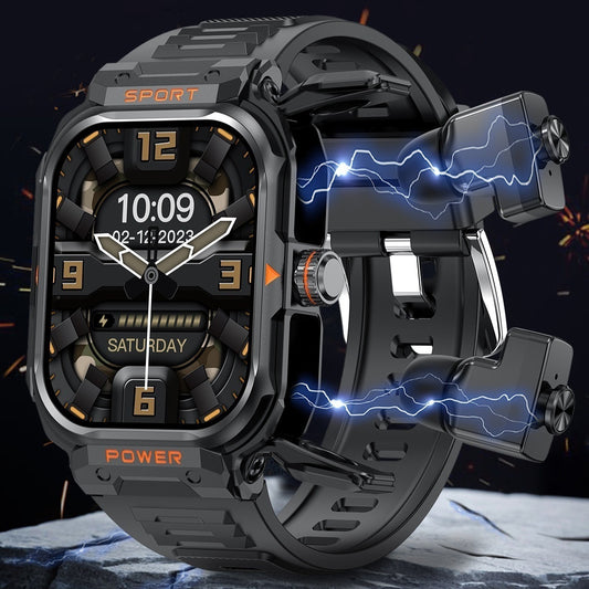 Reloj inteligente con auriculares bluetooth internos