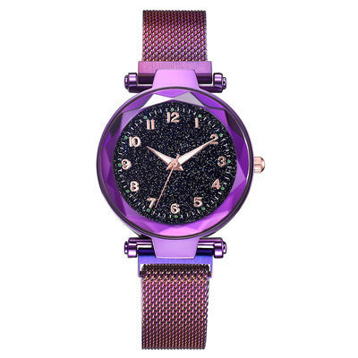 Reloj de cuarzo luminoso de superficie digital Starry Sky